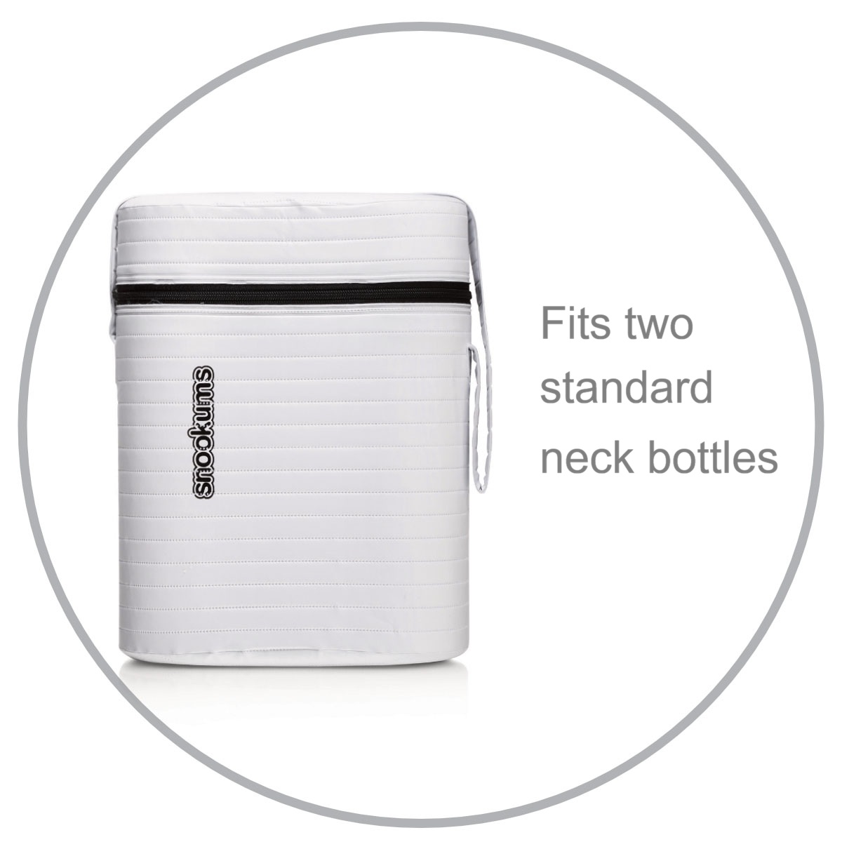 Snookums Insulated Bottle Carrier – Standard Bottle Size (Holds 2 Bottles) - Image 2