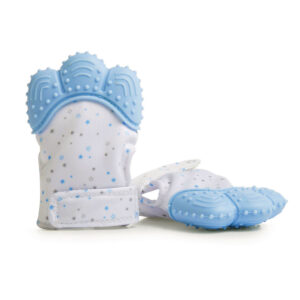 Teething Mittens - Blue Star