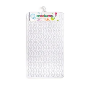 Snookums large non-slip baby bath mat with suction cups