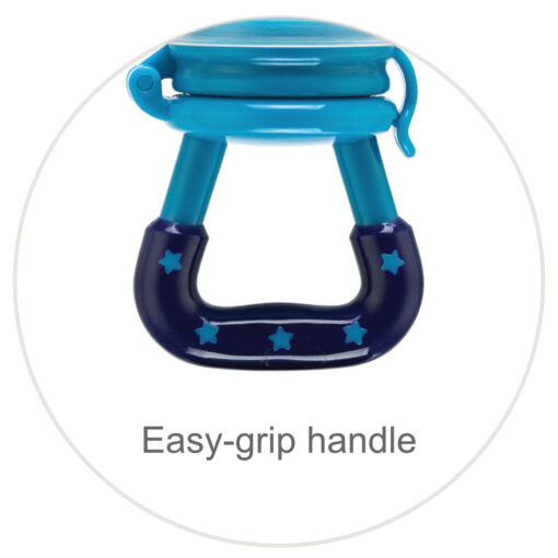 Baby food feeder with easy grip handle