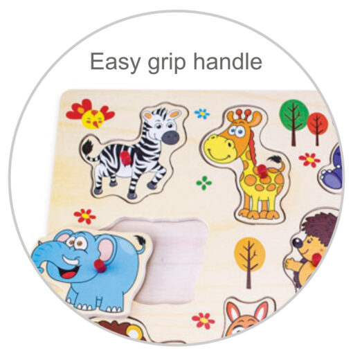 Children's Puzzles with easy grip pegs