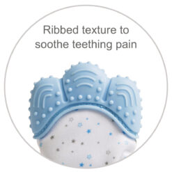 Snookums teething rubber mitten