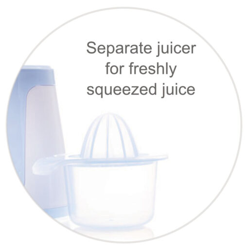 Baby food warmer and bottle warmer with juicer