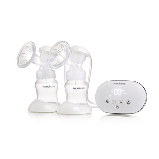 Snookums double electric breast pumpwith soft shield for large breasts and small breasts